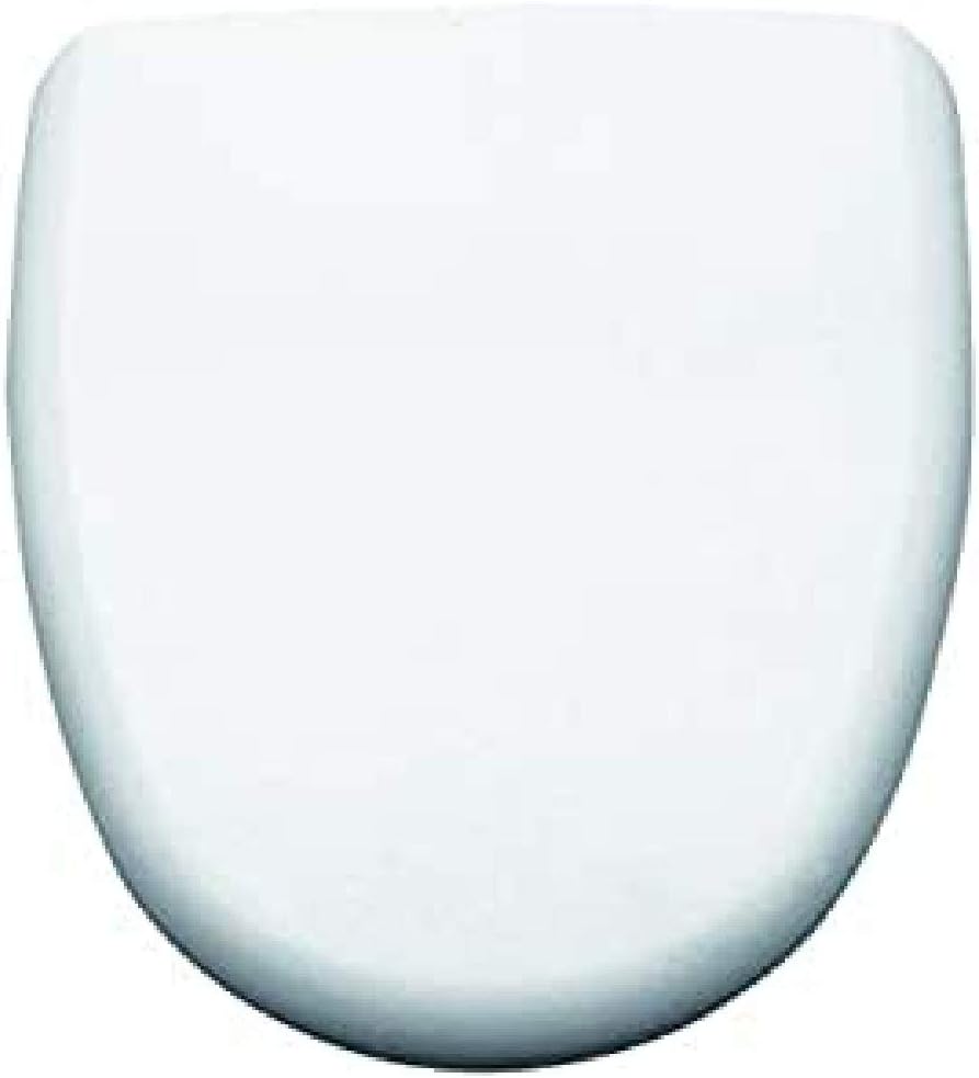 Gala Loa - Tampa e Assento Fixo para Sanita - Forma U - Inclui Kit de Fixação - Dobradiças de Aço Inoxidável - Fácil Limpeza - Cor Branca