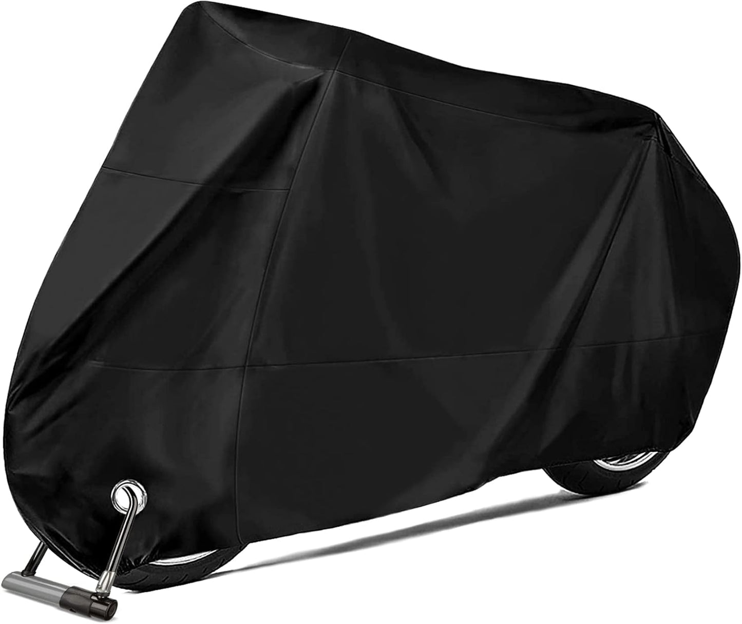 Capa para Moto, XXL Impermeável para Motocicleta Outdoor&Indoor em Poliéster, Capa para Scooter e Bicicletas, Proteção Anti-Pó/UV, Lona para Interior e Exterior com Orifícios de Bloqueio
