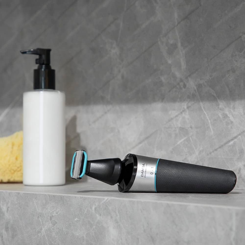 Cecotec Máquina de Barbear Rotativa e Multifuncional 5 em 1 Bamba PrecisionCare. Bateria de lítio, Autonomia 90 mins, À prova de água, Lâminas de aço inoxidável, Indicador LED, IPX5