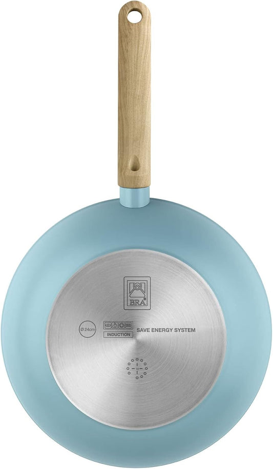 BRA Nordik Wok 28 cm, alumínio forjado com antiaderente