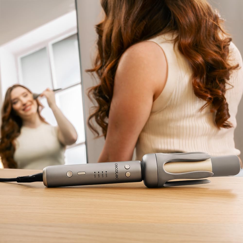 Cecotec Modelador de cabelo automático com cabo SurfCare Magic Waves Style
