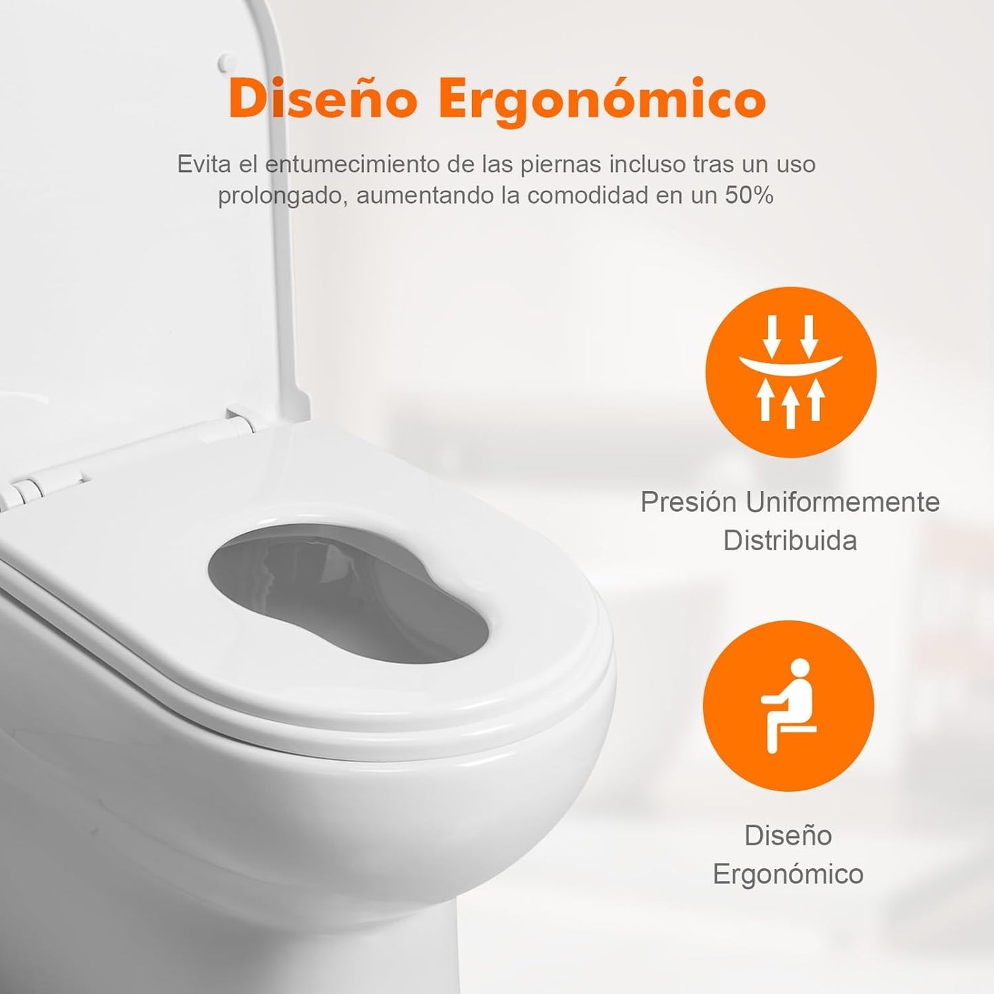 Ibergrif M41001-2 Tampa de WC Universal