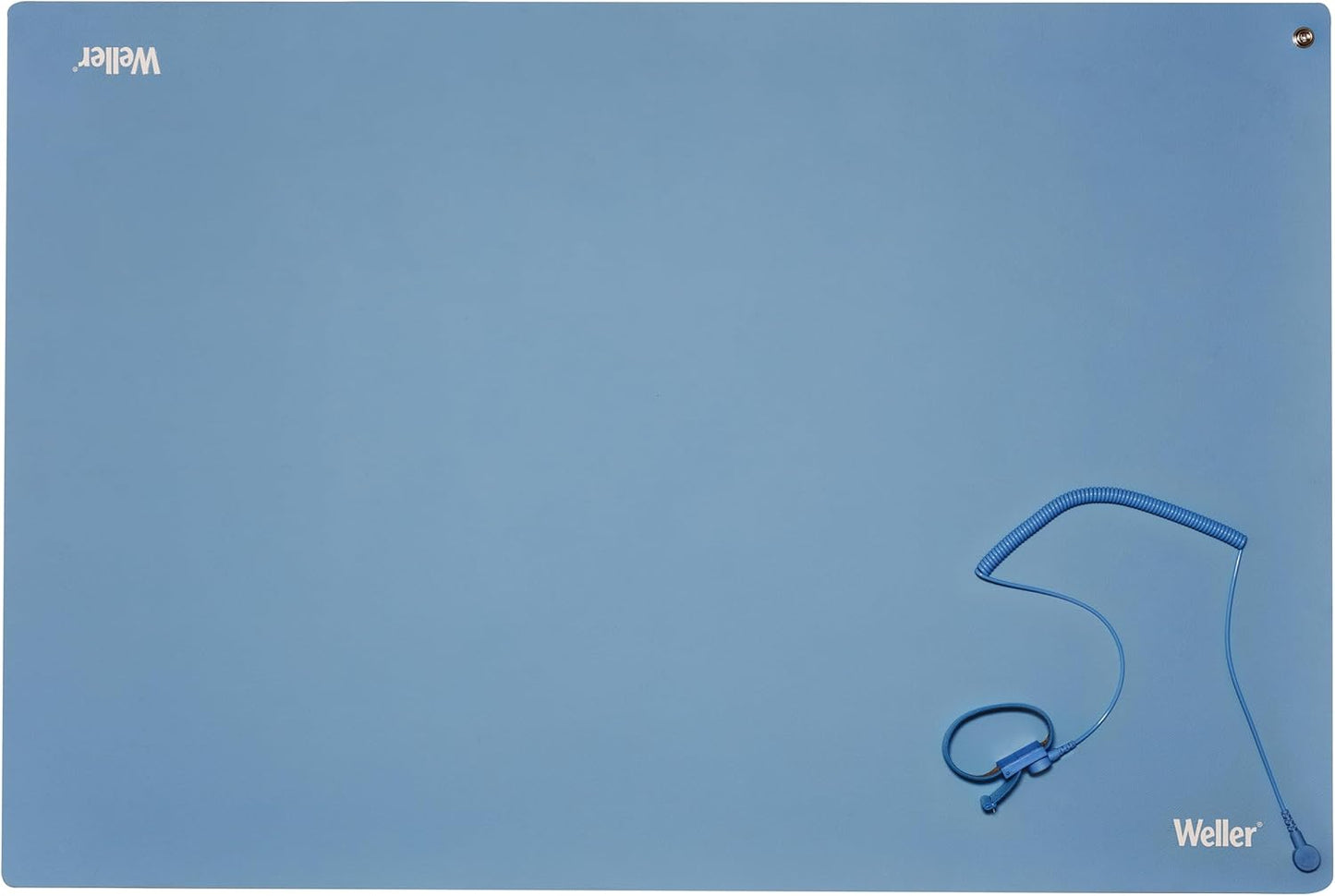 weller T0051403699 Conjunto de esteira de soldagem de mesa anti-estática ESD Premium, azul, 900 x 600 mm, azu