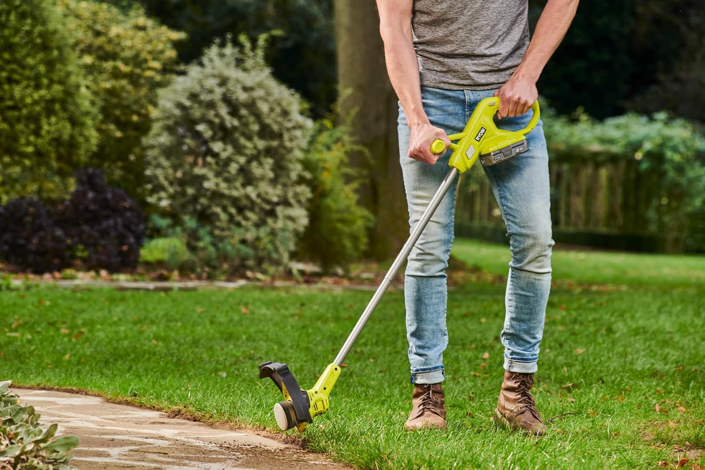 RYOBI - Corta-vidros 18 V One - Ø de corte 23 cm - Ø fio 1 x 1,6 mm