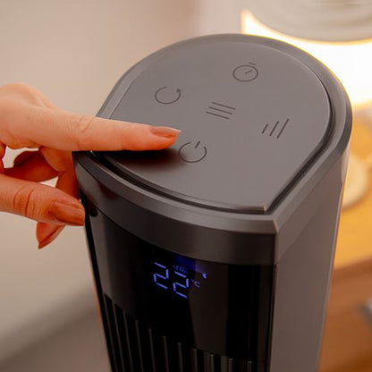 Coluna de Ar Cecotec EnergySilence 9090 Skyline Ionic, Ventoinha de Pé | 45 W - Preto