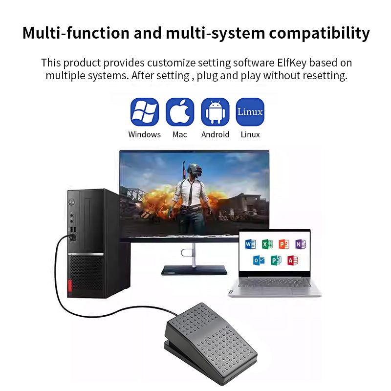 PCsensor FS220 – Pedal USB Programável para PC