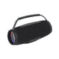 Speaker Digby Alto-falante estéreo Bluetooth® 2x5W com luz multicolorida, feito de tecido premium resistente.