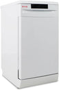 EVVO Máquina de lavar louças estreita, largura 45 cm, capacidade para 9 talheres, programa rápido 30 minutos, programa médio carregamento, bandeja superior ajustável, 5 programas, modelo D1 Slim [Classe energética E