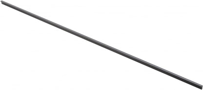 GTV long PILLAR - Puxador de móveis de alumínio preto fosco fino e elegante para móveis altos, versátil, 1200 x 18,5 x 10,7 mm
