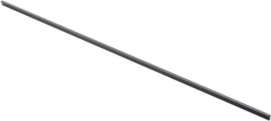 GTV long PILLAR - Puxador de móveis de alumínio preto fosco fino e elegante para móveis altos, versátil, 1200 x 18,5 x 10,7 mm