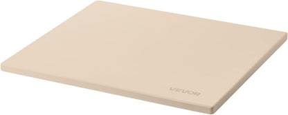 VEVOR Pedra para assar pizza 406 x 355 mm, retangular de cordierite, placa grande com raspador, 1,5 cm de espessura,