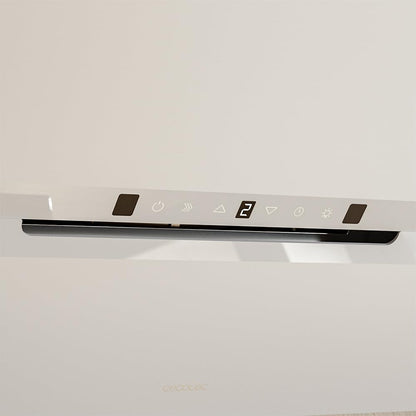 Cecotec Exaustor Decorativo 90cm Bolero Flux Dt 908010 Glass White A++