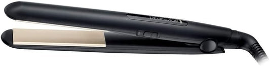 Remington Ferro de cabelo Ceramic Slim, placas flutuantes extra-longas, cerâmica anti-estática, Turmalina, camada protetora de Teflon, proteção e brilho, 2 temperaturas até 220°C, S1510