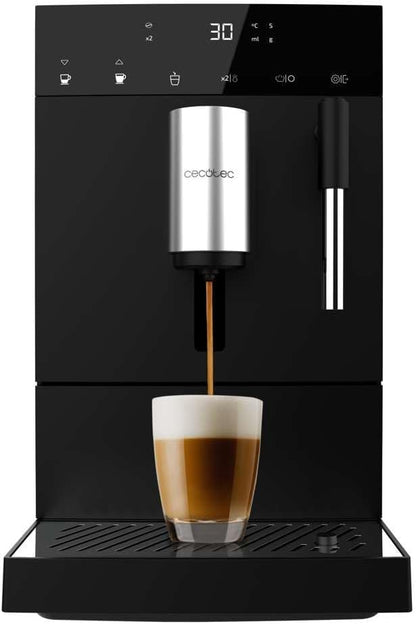 Cecotec Cafeteira super automática compacta com vaporizador Cremmaet Compact Steam. 1350 W, 19 bares, sistema