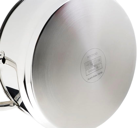 Caçarola com tampa de aço INOX 30 cm, WECOOK! PRO