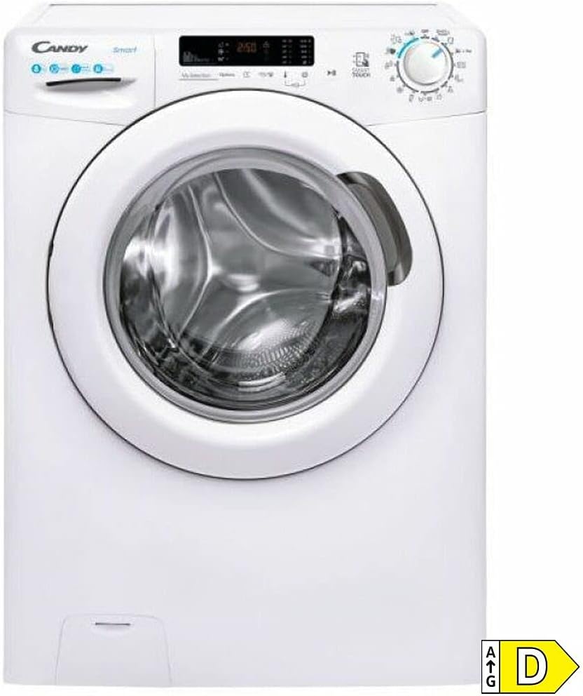 Candy Smart CS 1482DE/1-S, Máquina de lavar 8 KG, 1400 RPM, Tecnologia NFC