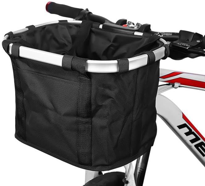 Cesto de Bicicleta RAYMACE – Frontal, Dobrável e Amovível com Fixação Rápida