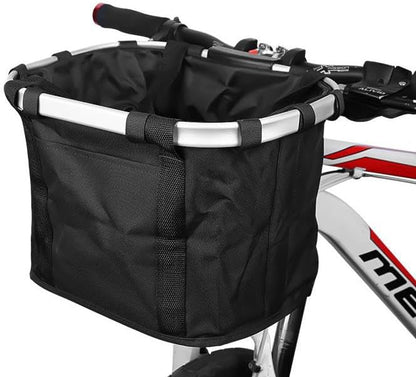 Cesto de Bicicleta RAYMACE – Frontal, Dobrável e Amovível com Fixação Rápida