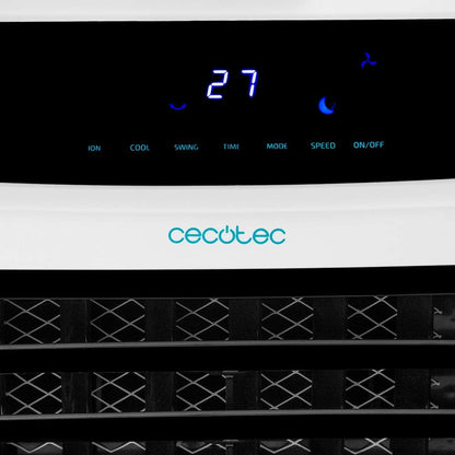 Cecotec Climatizador vaporativo EnergySilence PureTech 6500. 80 W, função dupla frio/calor, fluxo de 600 m2/h, capacidade de 12 l, temporizador até 8 h, controlo remoto, 3 velocidades