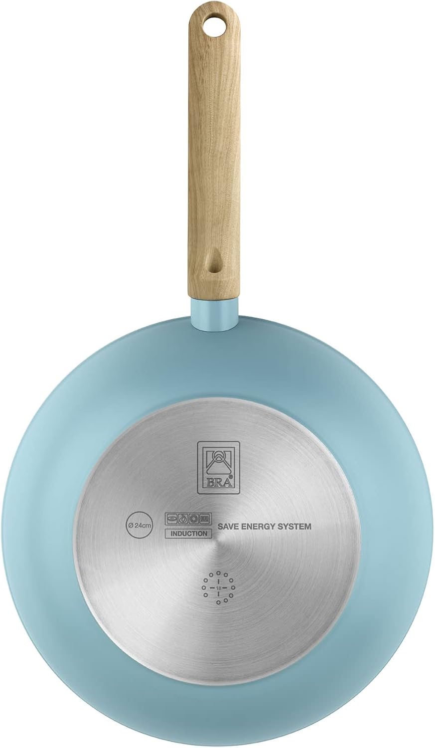 BRA Nordik Wok 28 cm, alumínio forjado com antiaderente
