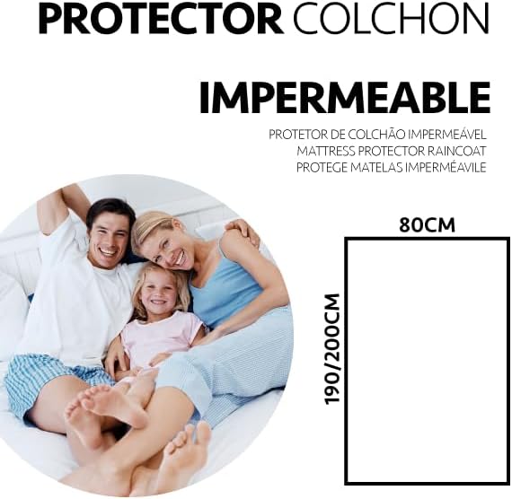 Degrees Home - Cobertura de colchão - protetor de colchão - capa impermeável colchão - faixa ajustável - antiácaros - lavável - colchão 150
