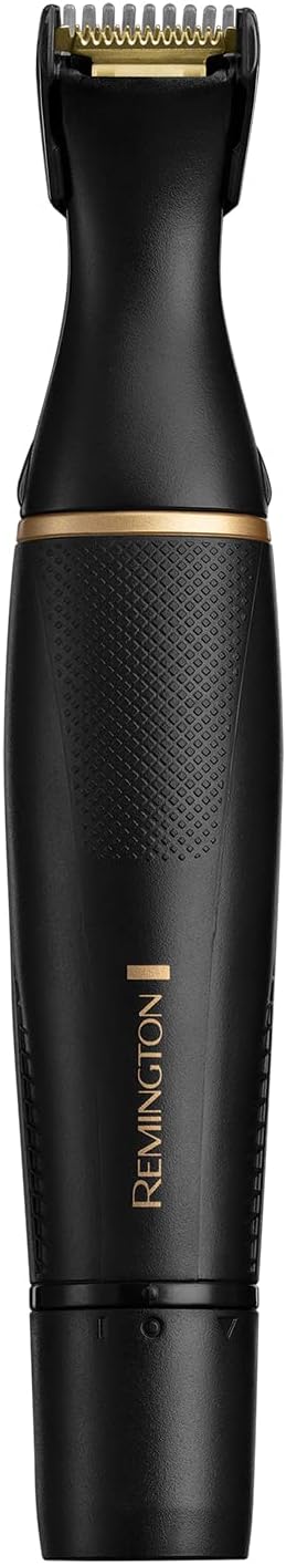 Remington Kit de Detalhes para Cortar Pelos do Nariz e Orelhas T-Series, Aparador de Pelos do Nariz, Orelhas, Sobrancelhas e Pelo Facial, Aparador Vertical e Rotativo, 2 Pentes, Cortador de Precisão e