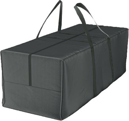 Bolsa de Armazenamento para Almofadas de Móveis de Jardim, Impermeável, Resistente ao Pó, Anti-UV, Tela Oxford 600D, 175x80x65cm, Bolsa para Guarda de Árvore de Natal com Alça e Zíper