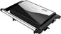 Cecotec Grelhador Elétrico Rock'nGrill 750 Full Open. 750 W, Placa Sanduicheira, Revestimento de Pedra RockStone, Abertura de 180º, Superfície 23x14,5 cm, Pinça de Fecho e Compartimento Recolhe-cabos