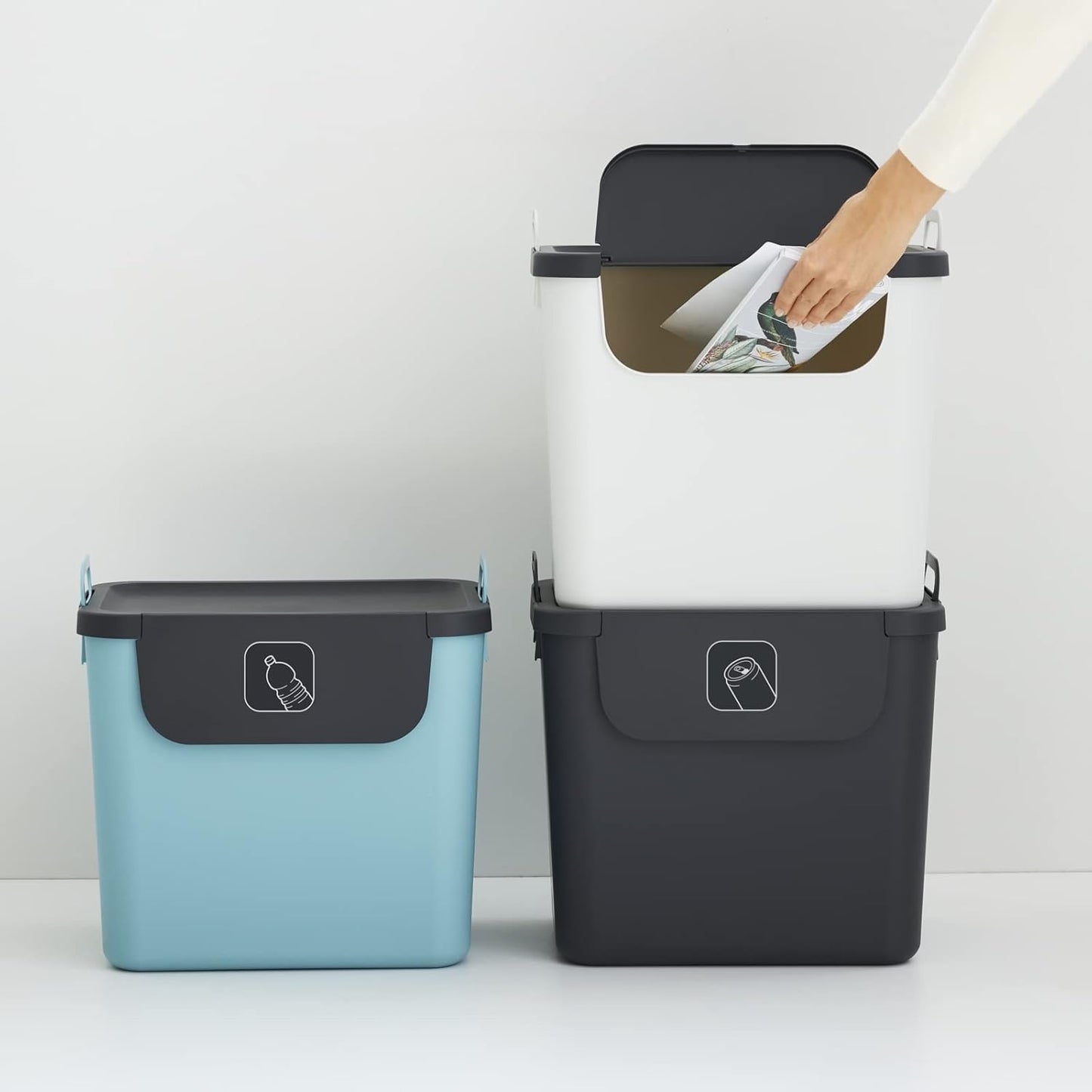 Jive Sistema de Separação de Resíduos 3x30L Cozinha Design Premiado