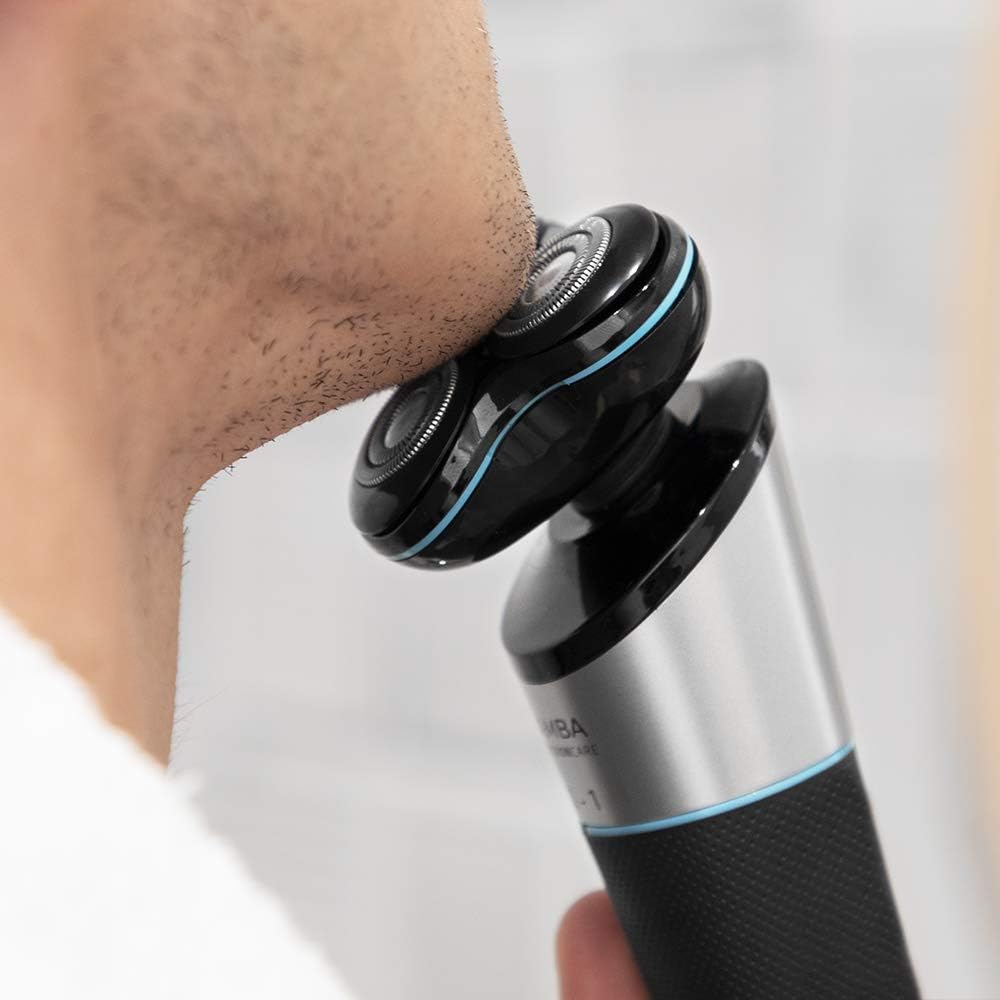 Cecotec Máquina de Barbear Rotativa e Multifuncional 5 em 1 Bamba PrecisionCare. Bateria de lítio, Autonomia 90 mins, À prova de água, Lâminas de aço inoxidável, Indicador LED, IPX5