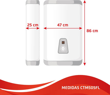Corberó – Termo elétrico de tanque duplo | CTM505FL, 50 l,