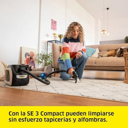 Kärcher Lava-aspirador SE 3 Compact, 500 W, tanque de água limpa: 1,7 l, superfície: 2,76 m², 4,1 kg
