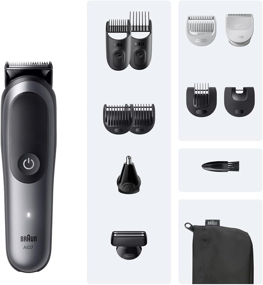 Braun Recortadora Todo En Uno Series 7 AIO7545, Kit de Estilo 12em1