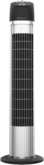 Cecotec Ventoinha de torre com temporizador EnergySilence 850 Skyline. 45 W, altura 84 cm, motor de cobre, 3 velocidades, oscilação automática de 70 graus, alça traseira