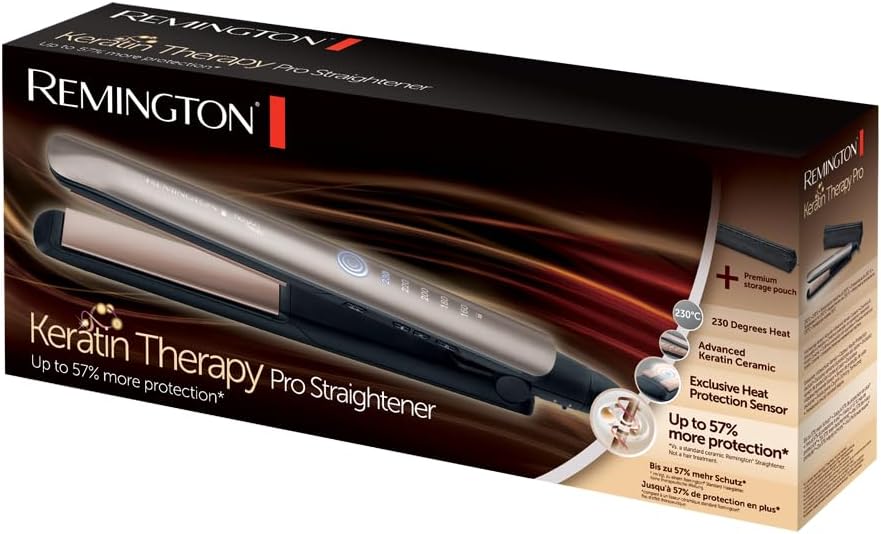 Remington Prancha de cabelo com ecrã digital, 160-230 °C,