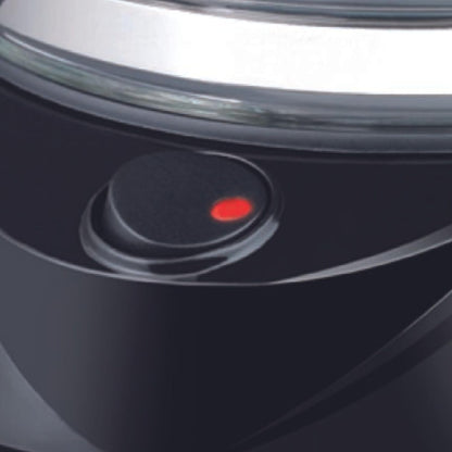 Moulinex Principio FG1528 - Cafeteira de filtro 600 W de 0,6 L com função Auto-off e sistema antigotejamento, plástico, cor preto | Capacidade de 6 chávenas, luz indicadora, função Auto Off, anti-gotejamento, peças aptas máquina de lavar louça, FG1528