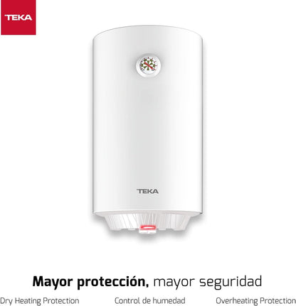 TEKA Termo elétrico 50 l, instalação vertical, proteção contra sobreaquecimento, indicador LED, modelo EWH 50 C