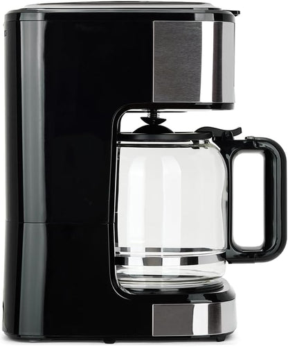 Livoo - Cafeteira elétrica programável DOD208-15 chávenas, 1,8 L, filtro reutilizável, função de programação, manutenção quente, vidro