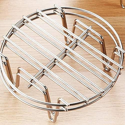 Acessórios para fritadeira de cozinha de 15,2 cm, acessórios para fritadeira de ar com bandeja para assar pizza e bandeja de madalenas, adequado para fritadeira de ar de 3,5 QT-5,8 QT, 7 unidades