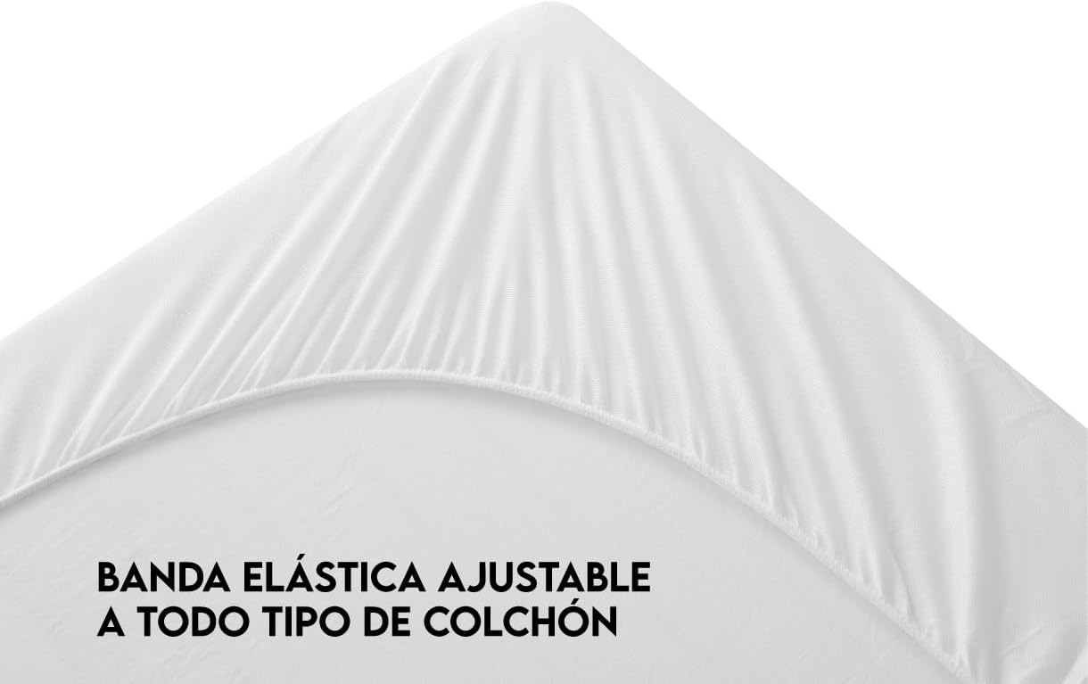 Degrees Home - Cobertura de colchão - protetor de colchão - capa impermeável colchão - faixa ajustável - antiácaros - lavável - colchão 150