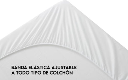 Degrees Home - Cobertura de colchão - protetor de colchão - capa impermeável colchão - faixa ajustável - antiácaros - lavável - colchão 150