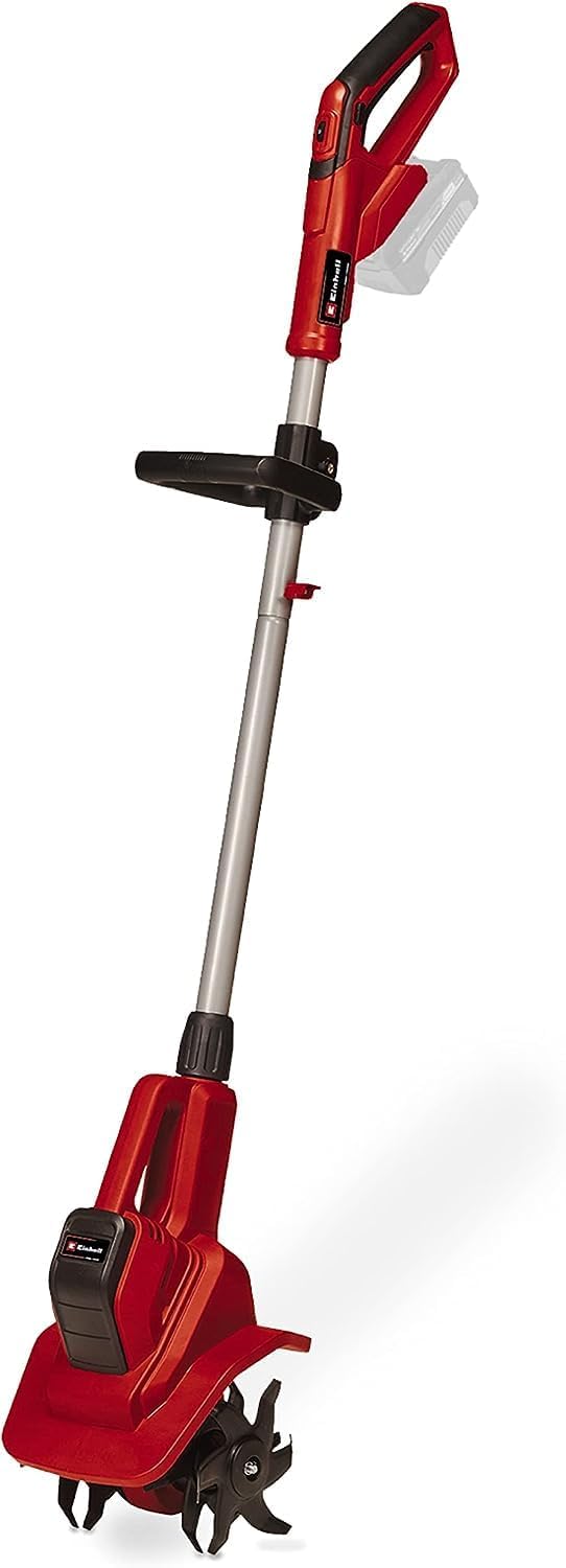 Einhell Motoazada com bateria, 18 V, Íons de Lítio, regulação de Velocidade, Lâmina escarificadora, Aderência Adicional, sem bateria nem Carregador, Cor Vermelho/Preto PXC(SEMINOVO)