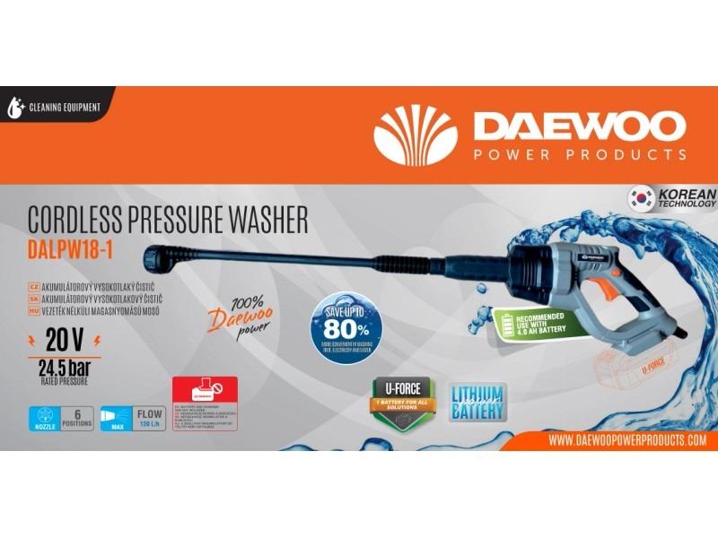 Hidrolimpiadora Inalámbrica Daewoo DALPW18-1 20V