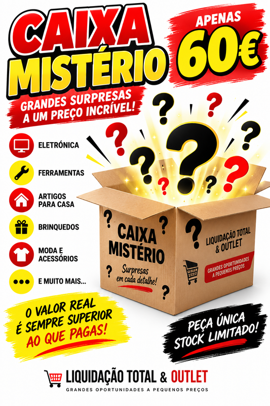 🔥🎁 CAIXA SURPRESA PREMIUM – 60€! 🎁🔥