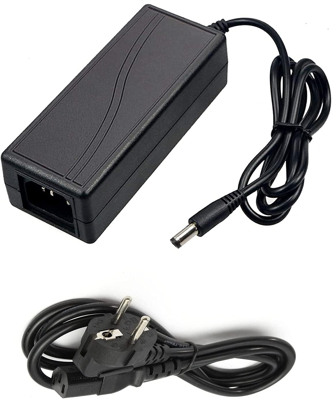 Fonte de alimentação 24 V 6A, fonte de alimentação LED 100-240 V AC/DC transformador de saída DC 5,5 mm x 2,1 mm fonte de alimentação universal 24 V para 5050 3528 LED Strip LED Driver