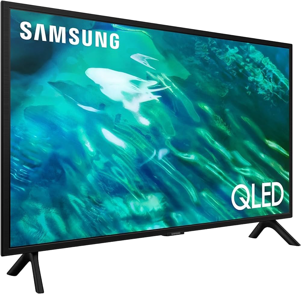 Samsung TV QE32Q50AEUXZT QLED Full HD, Smart TV 32" Quantum HDR, 100% volume de cor, OTS Lite, Slim Design, integrado com Bixby e Alexa compatível com Google Assistant, Black 2023 [Classe energética F]