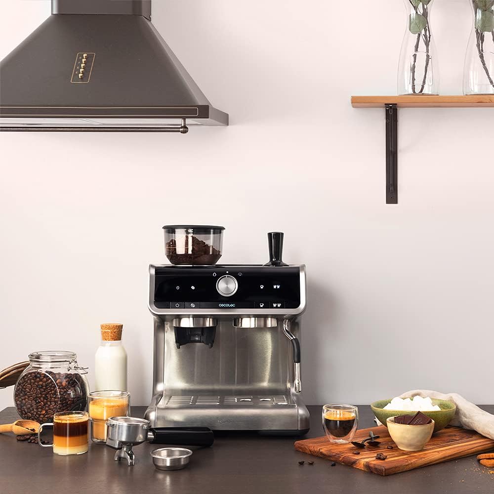 Cecotec Máquina de Café Expresso com Braço de Dupla Saída Power Espresso