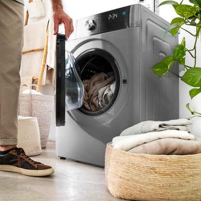 Cecotec Lavadora 8 kg de carga frontal Bolero DressCode 8800 Inverter Steel A