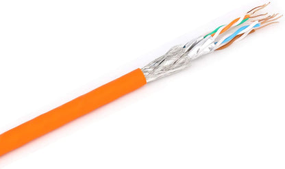 50 m 25 GBase-T / 40 GBase-T Cat8.1 2000 MHz PIMF LSZH 4 x 2 x AWG23 cabo de instalação de blindagem cabo de rede Gigabit S/FTP cabo LAN cabo de dados cabo de instalação [Classe energética A+++]