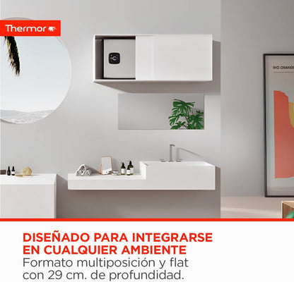 Thermor - Termo elétrico Onix Connect - Aquecedor de água elétrico multiposição de 50 l - 2250/1000 W